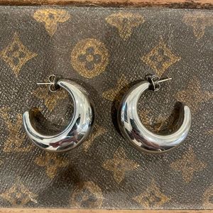 SHASHI Tsuki Hoops Silver
